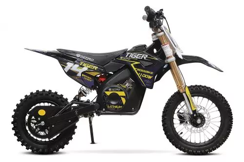 Tiger Eco Dirtbike 1100W 36V 12/10 Zoll Lithium Akku 10Ah Elektro Crossbike